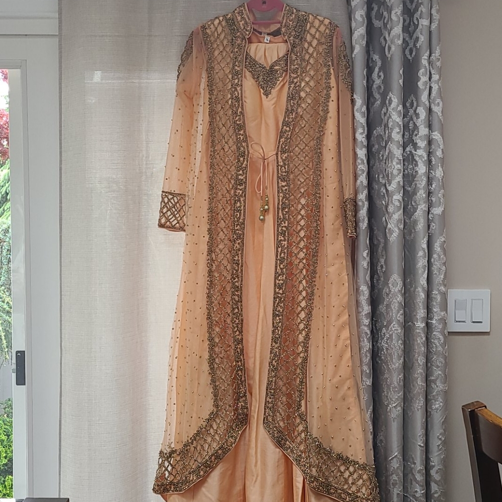 Women's Indian Bridal Tunic Lehenga Dress